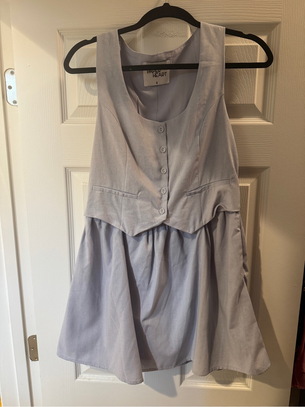 Paper Heart Lavender Sleeveless Mini Dress